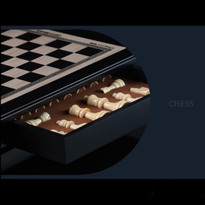 Set di <span class=keywords><strong>Scacchi</strong></span> di Lusso in Confezione Regalo, Pezzi in Legno, Scacchiera con Cassetto, Dimensioni Grandi <span class=keywords><strong>3</strong></span> Pollici, Set da Gioco per Arredamento Casa - Product Image 5