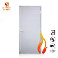 Insulated Hollow Metal Galvanized Steel Fire Rated Flush Emergency Exit Door and Frame