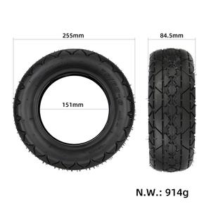 75/60-6 10 Inch Tubeless Off-Road Tire Wear Resistant Rubber Tire for Electric <b>Scooter</b> Replacement Parts - Product Image 2