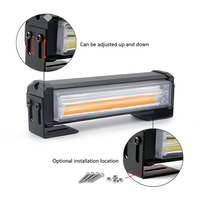 DC12V Auto 20W LED Notfall-Stroboskop-Blitzlicht in Amber mit Aluminiumgehäuse für LKW SUV ATV UTV