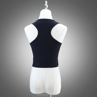 Top Corto para Niñas, Color Sólido, Sin Mangas, Cuello Redondo, para Baile, Actuaciones, Ejercicio, Ballet y Clases de Danza