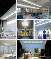 Smart Wifi Contrôlé Artificielle LED Lucarne Led Panneau Bleu Ciel Lumière Décoration Intérieure Dimmable Plafonnier Bleu Ciel Lumière