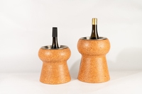Seau à glace en liège pur, refroidisseurs à glace de haute qualité, seau à champagne écologique avec insert en acier inoxydable