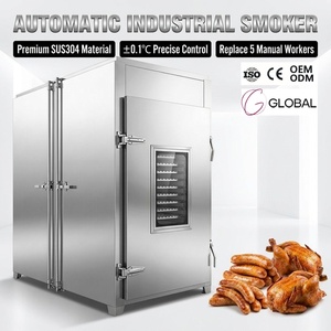 Machine à fumer automatique pour saucisses en acier inoxydable 304 de haute efficacité industrielle certifiée CE - Product Image 1