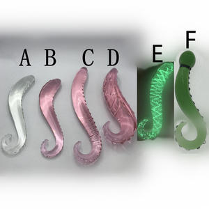 Vente en gros <span class=keywords><strong>de</strong></span> godets en cristal en forme d'hippocampe et <span class=keywords><strong>de</strong></span> jouets érotiques rose, violet, noir, vert, bleu pour le plaisir sexuel anal des femmes - Product Image 1