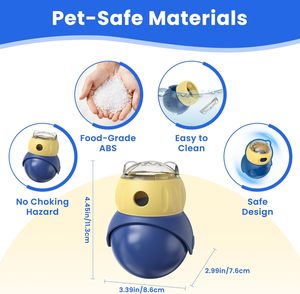 Boule de distribution de nourriture de hibou en plastique chaud pour chiens et chats <span class=keywords><strong>Distributeur</strong></span> de friandises de puzzle - Product Image 4