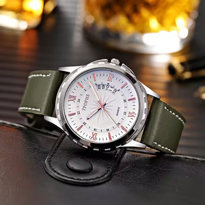 Reloj de cuarzo para hombre de alta calidad con correa de cuero deportiva impermeable y reloj de negocios simple - Product Image 2