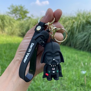 Promozione 3D PVC cartone animato Anime portachiavi creativo zaino scuola ciondolo studenti stella nero cavaliere portachiavi - Product Image 4