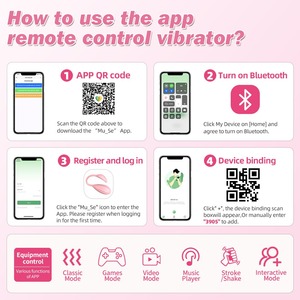 Vibromasseur APP Jouets sexuels pour adultes Vibromasseur œuf culotte portable pour femmes Culotte vibrante <span class=keywords><strong>amour</strong></span> longue <span class=keywords><strong>distance</strong></span> Jeu de jouets sexuels pour adultes - Product Image 4