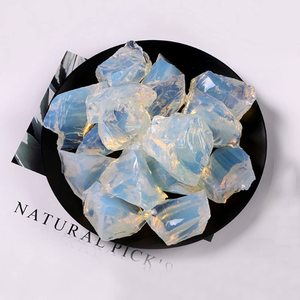 Đá Opal thô tự nhiên, đá quý thô, hình dạng không đều, dùng làm đồ thủ công, chữa bệnh Reiki, trang trí nhà cửa, bể cá - Product Image 5