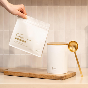 TikTok เปปไทด์คอลลาเจนแบบเต็มสเปกตรัมผงวิตามินซีมีภูมิคุ้มกันและกระดูกสนับสนุนสุขภาพอาหารสำหรับผู้ใหญ่ดูแลผิว - Product Image 1