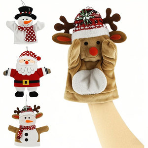 Nhà Máy bán hàng trực tiếp nai sừng tấm tay con rối CE OEM các nhà sản xuất sang trọng Tuần Lộc tay con rối tất cả các loạt tay con rối lớn - Product Image 1