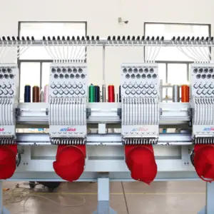4 Head multi-needles with variety of function modernize computer embroidery machine