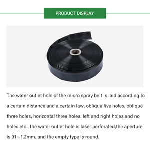Cina Custom PE Layflat acqua Spray tubo di pioggia con fori per Micro <span class=keywords><strong>irrigazione</strong></span> irrigatore sistema di <span class=keywords><strong>irrigazione</strong></span> CNS Standard - Product Image 6