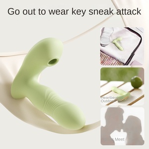 Mako Joy Wear <span class=keywords><strong>Into</strong></span> Body Vibration Succión Wear Masturbación femenina Suministros sexuales Adulto USB Recargable Impermeable - Product Image 2