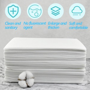 Disposable Massage Table <b>Sheets</b> <b>White</b> Folding Spa Bed Covers Portable Therapy Table Linens for Home Use - Product Image 4