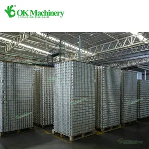 Tự động tin có thể container palletizer và depalletizer máy