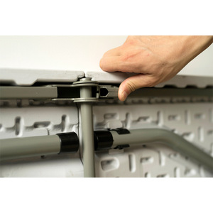 Mesa de Comedor Plegable Moderna de Plástico de Alta Gama - Escritorio Ligero y Duradero para Exteriores y Sala de Estar - Product Image 3