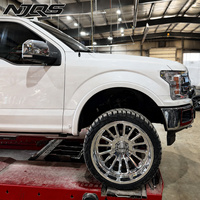 Jantes forgées NJQS personnalisées Super Single Truck 22x12 24x12 24x14 26x14 26x16 26x14 8x170 6x139.7 pour F250 F150 Silverado 1500