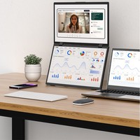 Monitor Portátil con Pantalla Táctil IPS LED de 15.6 Pulgadas, 1080p, para Computadora, Juegos Móviles y Expansión de PS5