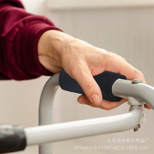 Zhongpu <b>Walking</b> Aid Armrest <b>Pads</b> Black 8.6x5.9in For Walker Wheelchair Cane Replacement Parts - Product Image 3