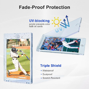 Estuche para Tarjetas Deportivas de Béisbol PTCG, Resistente al Agua, Protección UV del 99%, Plástico Duradero, Venta al por Mayor, 35pt, Soporte Magnético de un Toque - Product Image 6