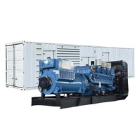 Générateur diesel MTU de type conteneur à prix d'usine 1000 kW 1250 kVA 50 Hz/60 Hz avec ATS pour alimentation de secours d'urgence de centre de données