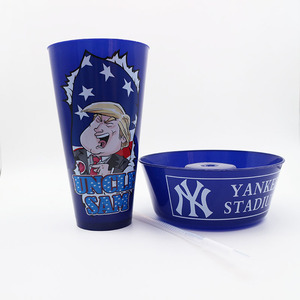 1200ml PP Snack Drinks in <strong>One</strong> <strong>Cup</strong> Pop Corn Beverage <strong>Cup</strong> Stadium Straw <strong>Cup</strong> - Product Image 4