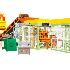 Machines de moulage de blocs de béton et de cendres volantes entièrement automatiques QT4-15 de haute qualité à prix abordables à vendre - Product Image 4