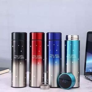 Thermos intelligent en acier inoxydable 304 avec affichage tactile et dégradé étoilé, fourni directement par l'usine XHD, cadeau d'affaires certifié CE - Product Image 1