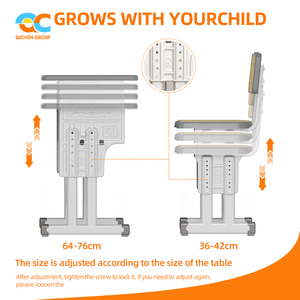 Oem/ODM Hỗ Trợ cao-Sản Xuất Khối Lượng Tùy Chỉnh Trường Bàn Nghiên Cứu Bảng Với Ghế Tất Cả Các Lages Trẻ Em Của Bàn Và Ghế Bộ - Product Image 5