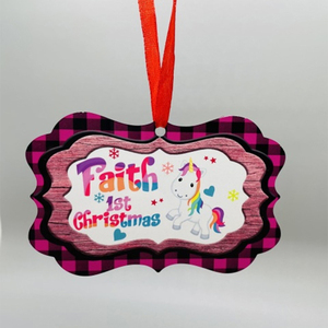 Vente en gros MDF Sublimation benlux blancs ornements de noël en bois - Product Image 6