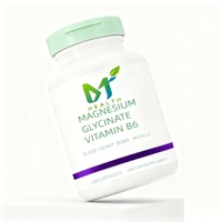 Complément Alimentaire OEM Glycinate de Magnésium avec Vitamine B6, 120 Capsules, Soutient la Santé Immunitaire des Adultes