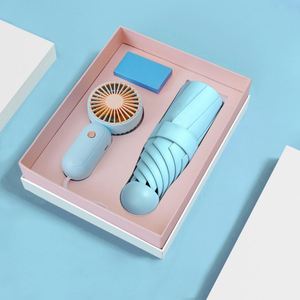 Nuova Idea <span class=keywords><strong>Regalo</strong></span> 2024 per Donne: Set con Mini Ventilatore, Ombrello, Bottiglia d'Acqua e Asciugamano in Confezione <span class=keywords><strong>Regalo</strong></span> - Product Image 2