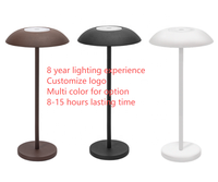 Lampe de table sans fil rechargeable Decor Touch pour restaurant, bar, lumière d'ambiance nocturne, batterie 2600 mAh, USB Type C, pour mariage, fête