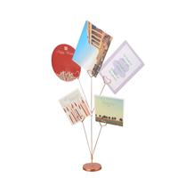 Support de table personnalisé en forme de cœur or rose pour cartes de nom, cartes de place, menus, notes – Idéal pour restaurants, hôtels, mariages, événements, maisons, boutiques