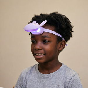 Lampe <span class=keywords><strong>frontale</strong></span> LED rechargeable en silicone en forme de lapin pour enfants, cadeau mignon et créatif, idéale en cas d'urgence - Product Image 4