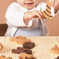 Teyes — Puzzle d'animaux du Vietnam, jouet éducatif en bois, assorti, formes, peint, vente en gros