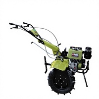 Cultivateur diesel robuste 9HP, 1350 mm, avec lames de 32 mm, pour grands champs, exportation Tanzanie, Ghana, Afrique.