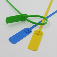 Sceau de sécurité en plastique jetable avec numéro de série et logo personnalisé, à prix d'usine