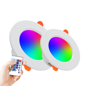 ไฟดาวน์ไลท์ LED สีสันเต็มรูปแบบ Tuya Smart RGBCW ปรับความสว่างได้ ควบคุมด้วยเสียง Alexa ผ่านแอปพลิเคชัน แรงดันไฟฟ้า 85-265 โวลต์ พร้อมรีโมทคอนโทรล  ไฟฝังเพดาน <span class=keywords><strong>Zemismart</strong></span> - Product Image 3