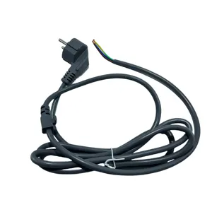 欧盟标准电源电缆插头至IEC320 C13 C15交流10A/6A 250V引线3针电源延长线