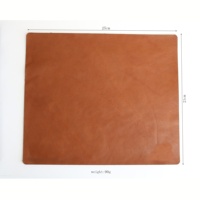 Tapis de souris d'ordinateur personnalisé en gros antidérapant étanche en cuir véritable protecteur de jeu table de bureau tapis de souris tapis