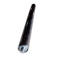 Rouleau en acier zingué robuste, diamètre 80 mm, longueur 1400 mm