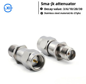 <span class=keywords><strong>Atenuador</strong></span> Coaxial RF de Alta Precisión SMA Macho a Hembra 2W DC-26.5GHz con Cuerpo de Acero Inoxidable y Bajo VSWR para Pruebas - Product Image 1