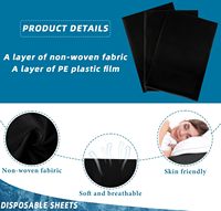 Draps de lit jetables imperméables, housse de table de massage en tissu non tissé pour spa, extensions de cils, salon de beauté, épilation, hôtels