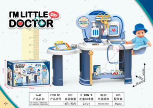 ITTL 24 pollici sono piccolo cuoco tavolo da tavola di grandi dimensioni con presa d'acqua utensili da cucina frutta dessert 54 pezzi giochi di ruolo giocattoli - Product Image 5