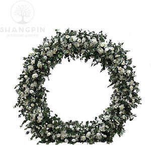 Échantillon gratuit <span class=keywords><strong>de</strong></span> panneaux <span class=keywords><strong>de</strong></span> Roses artificielles, plante <span class=keywords><strong>de</strong></span> pampa, <span class=keywords><strong>gazon</strong></span> mural, couronnes <span class=keywords><strong>de</strong></span> jardin, toile <span class=keywords><strong>de</strong></span> fond <span class=keywords><strong>de</strong></span> mariage, fausse fleur <span class=keywords><strong>de</strong></span> cerisier - Product Image 5