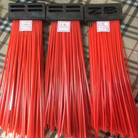 Brosse de balayage routier Youda en plastique PP rouge, personnalisation ODM pour machines de balayage industrielles et de pistes de nettoyage de voirie