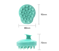 Brosse de massage du cuir chevelu personnalisable avec logo, exfoliant pour la croissance des cheveux, brosse à cheveux à poils doux pour apaiser les pellicules et le confort, brosse à shampoing